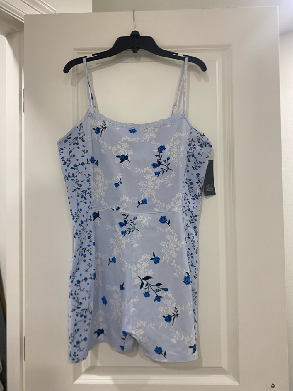 wild fable Light Blue Floral Slip romper